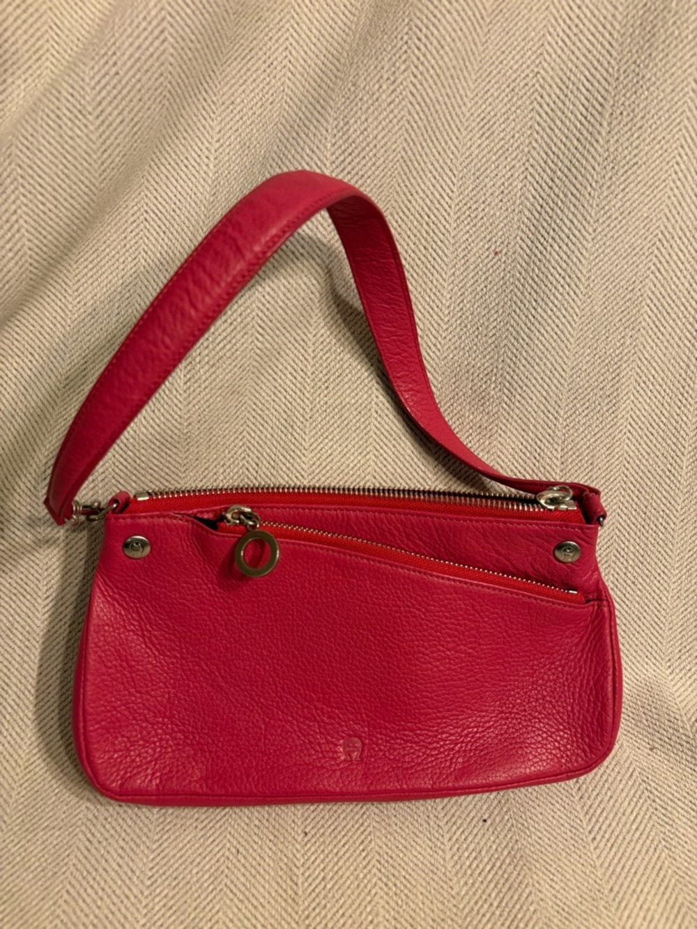 Etienne Aigner Hot Pink Mini Shoulder Bag